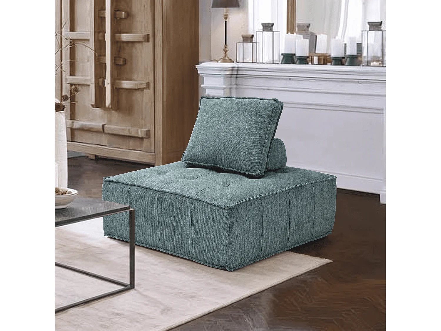 Sillón Zen 1 plaza - salvia