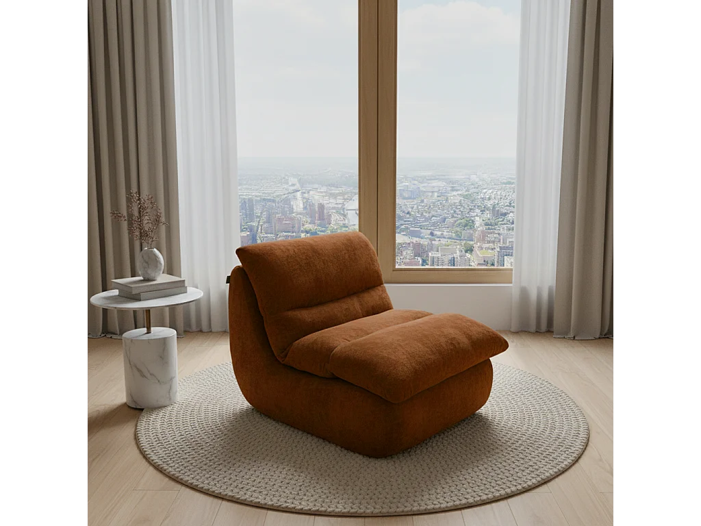 Coco Living Fauteuil Nuvia - chocolat