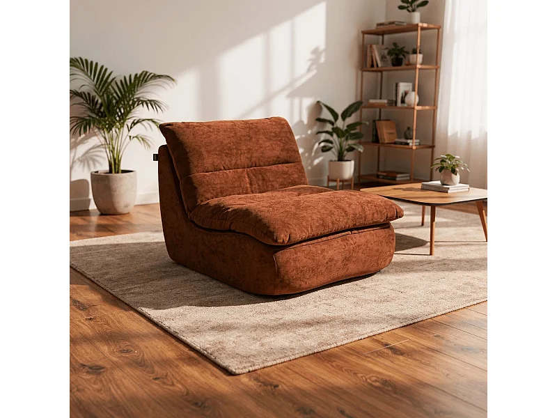 Fauteuil Nuvia – chocolade