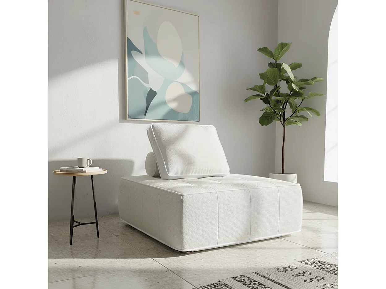 Coco Living Fauteuil Zen 1 place - blanc