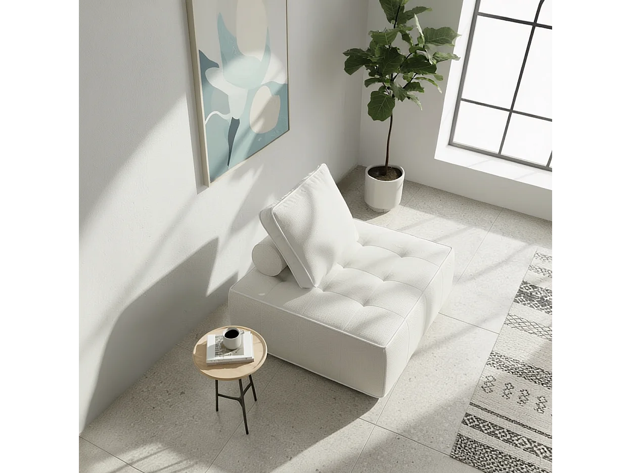Coco Living Fauteuil Zen 1 place - blanc