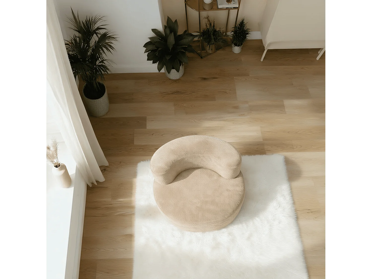 Wohnzimmersessel Milo 1-Sitzer - Sand