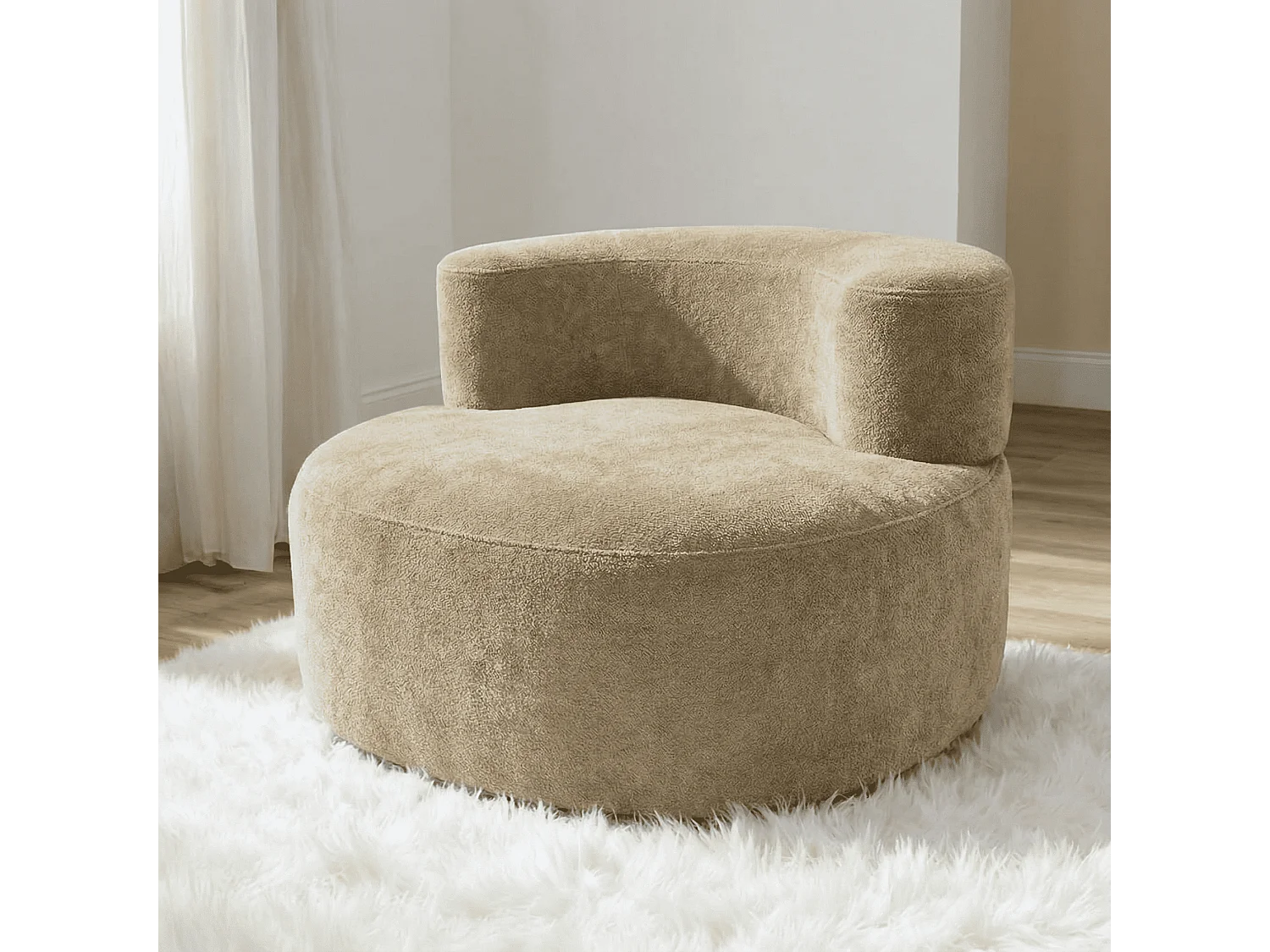 Coco Living Fauteuil Milo 1 place - sable