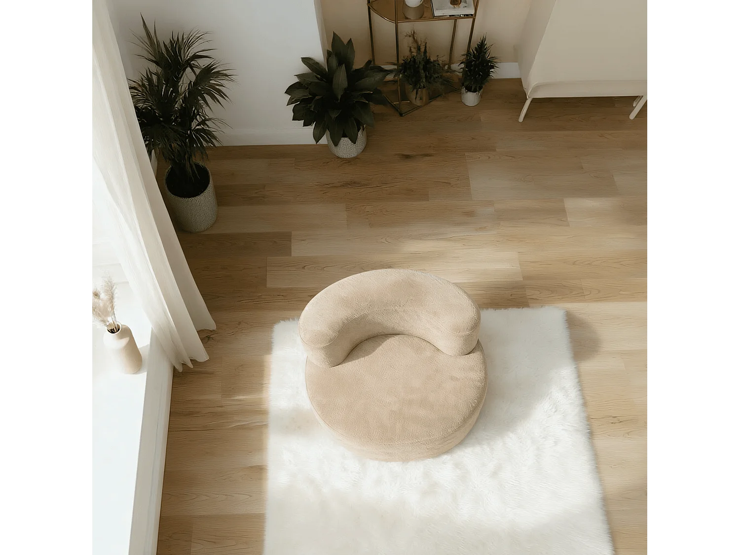 Coco Living Fauteuil Milo 1 place - sable