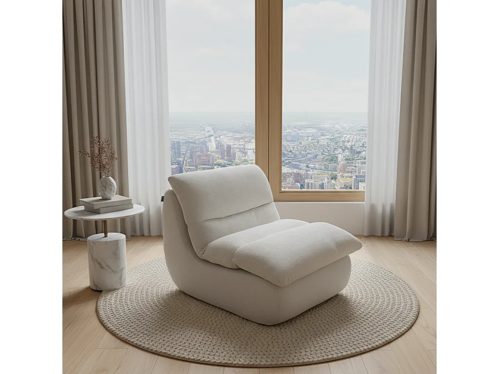 Fauteuil Nuvia – wit