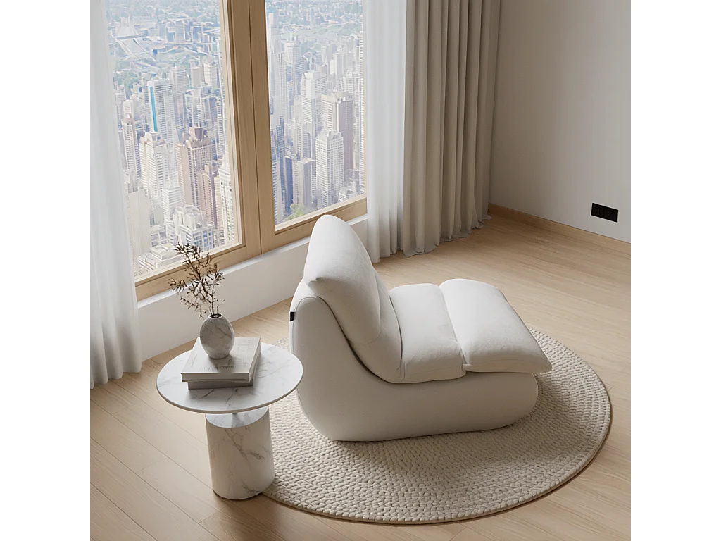 Fauteuil Nuvia – wit