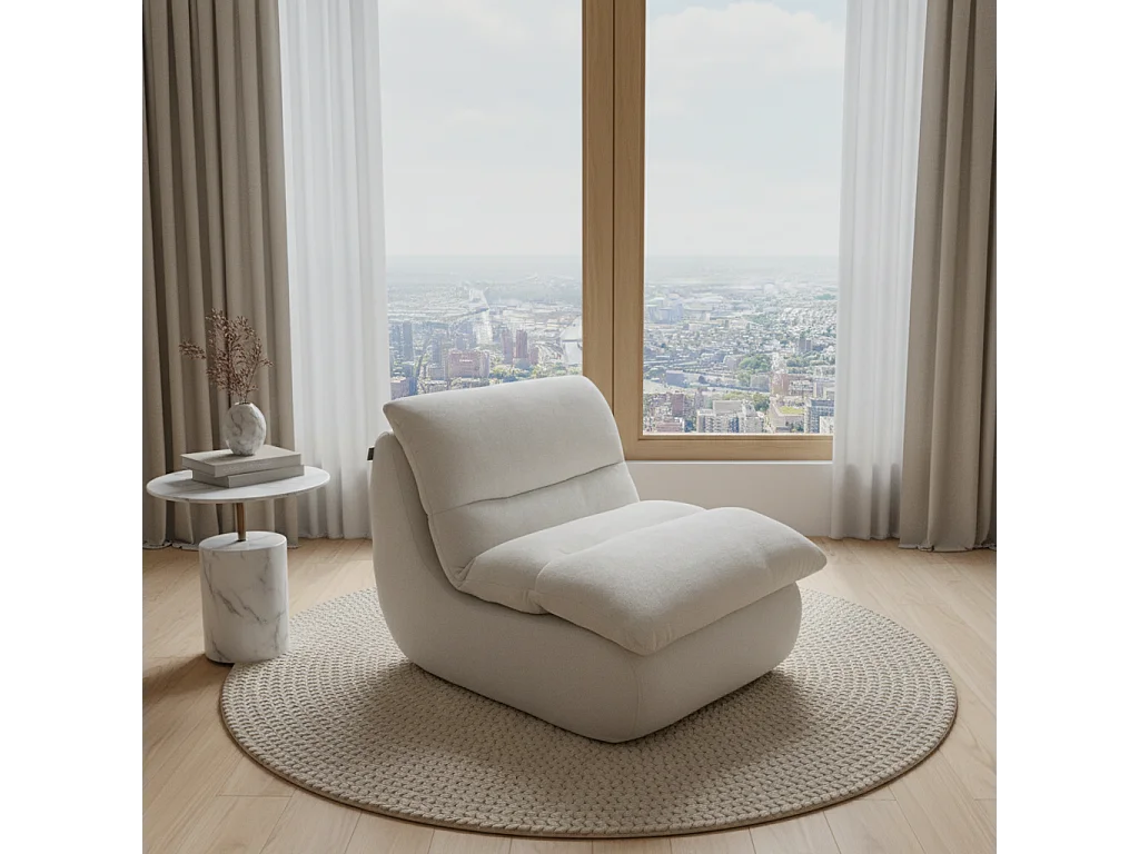 Coco Living Fauteuil Nuvia - blanc