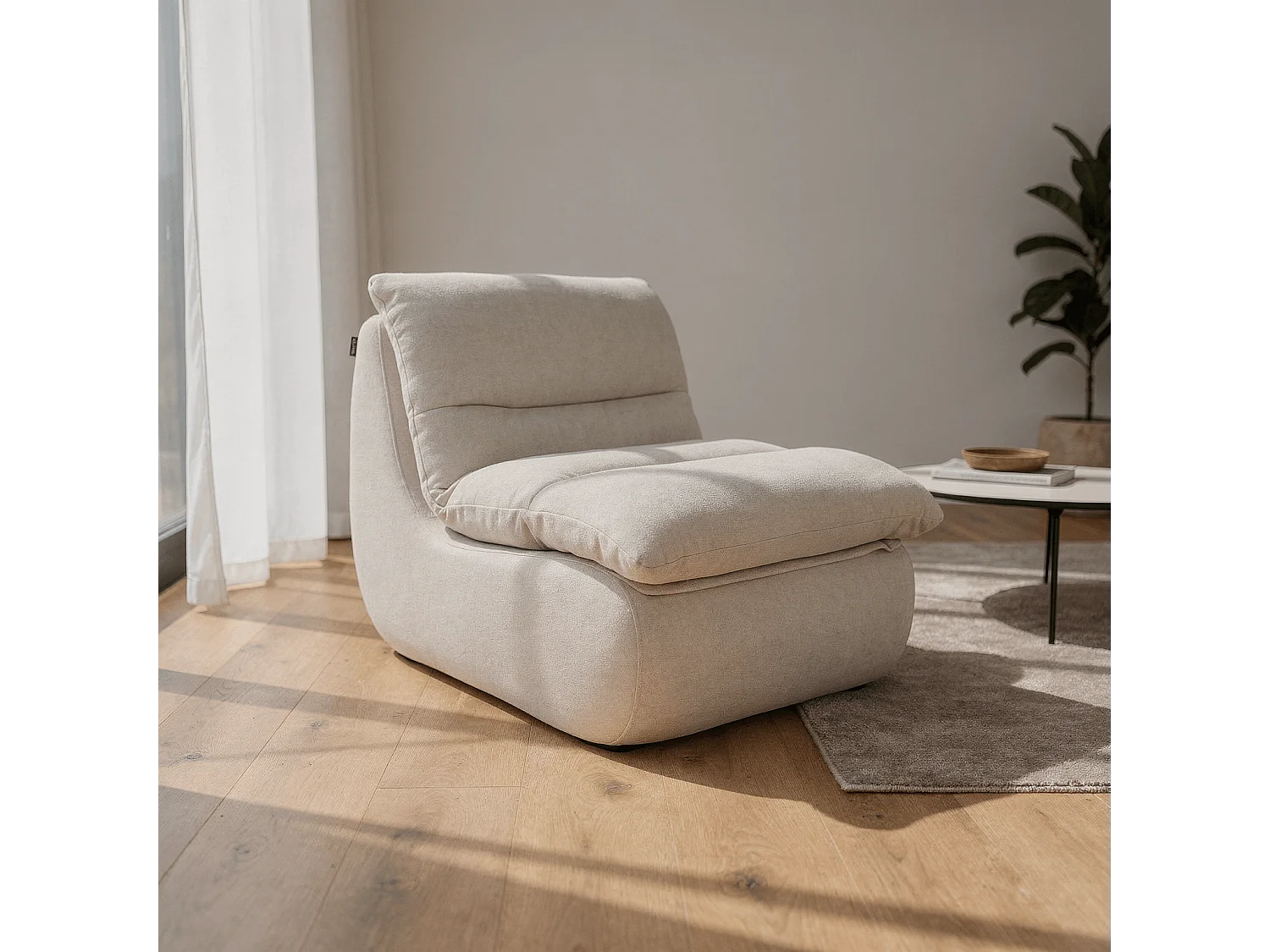Coco Living Fauteuil Nuvia - blanc