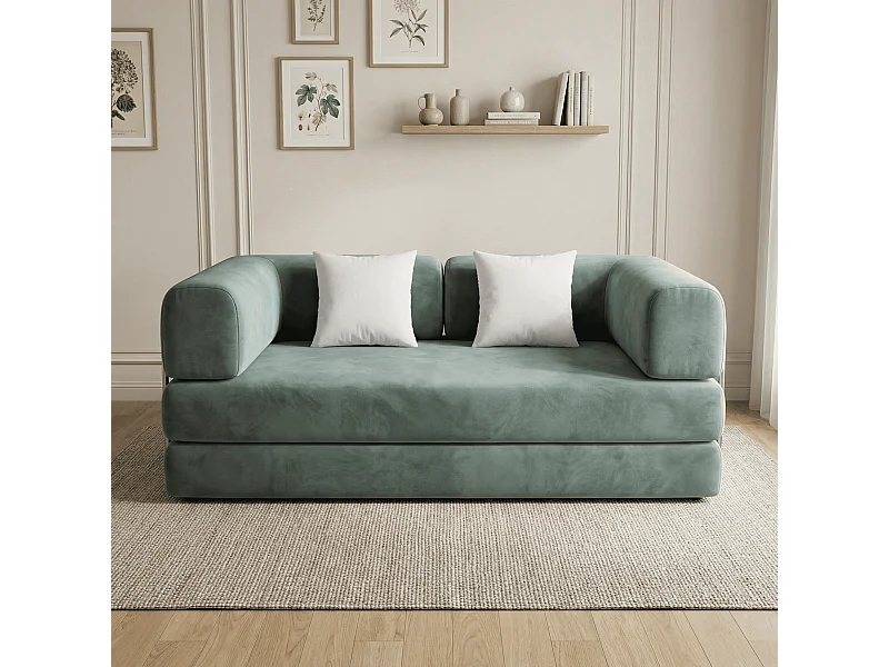 Coco Living Divano Kaia Letto - salvia bianco