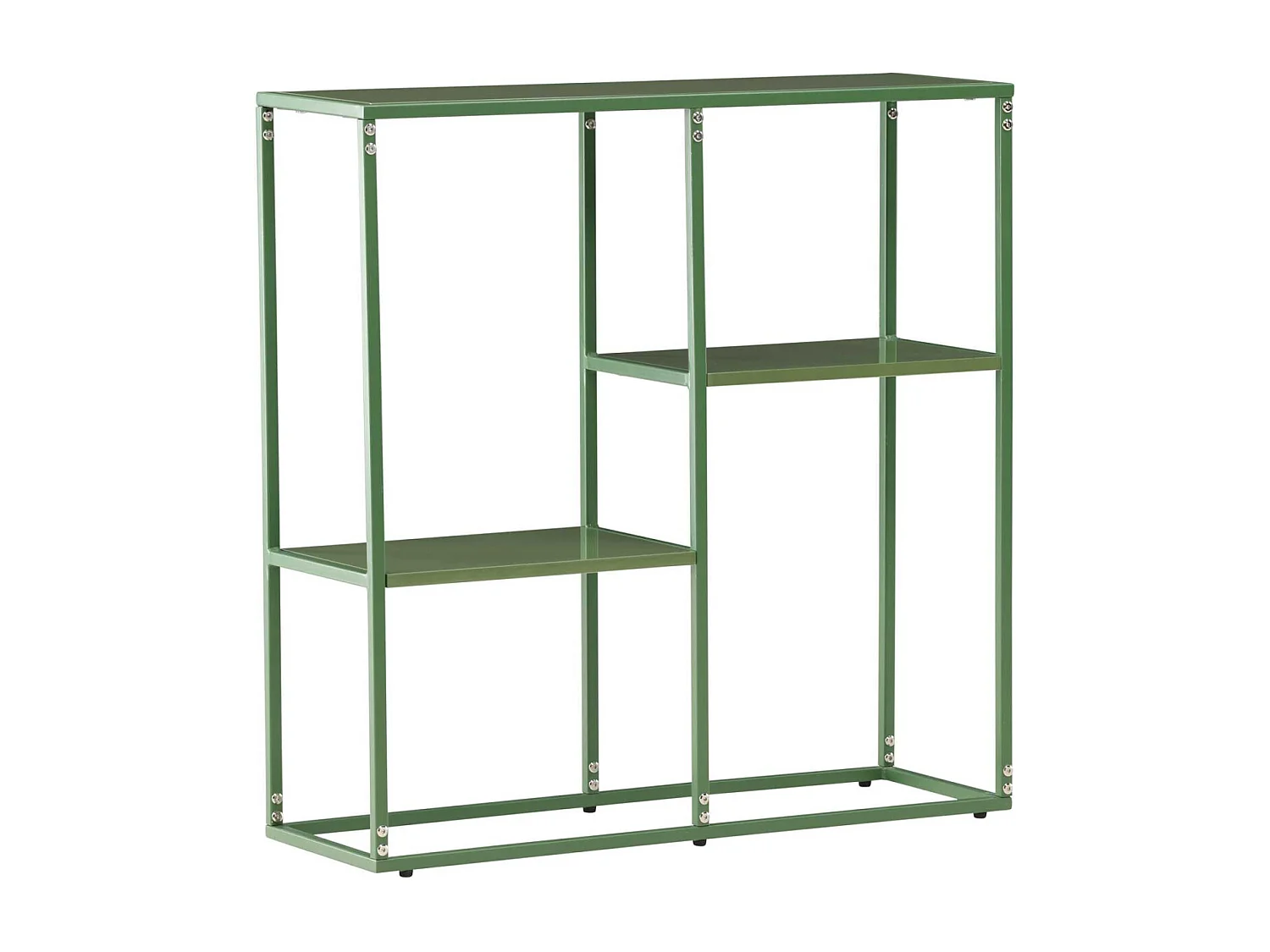 Étagère Bibliothèque 6 Niveaux "Staal" 164cm Vert