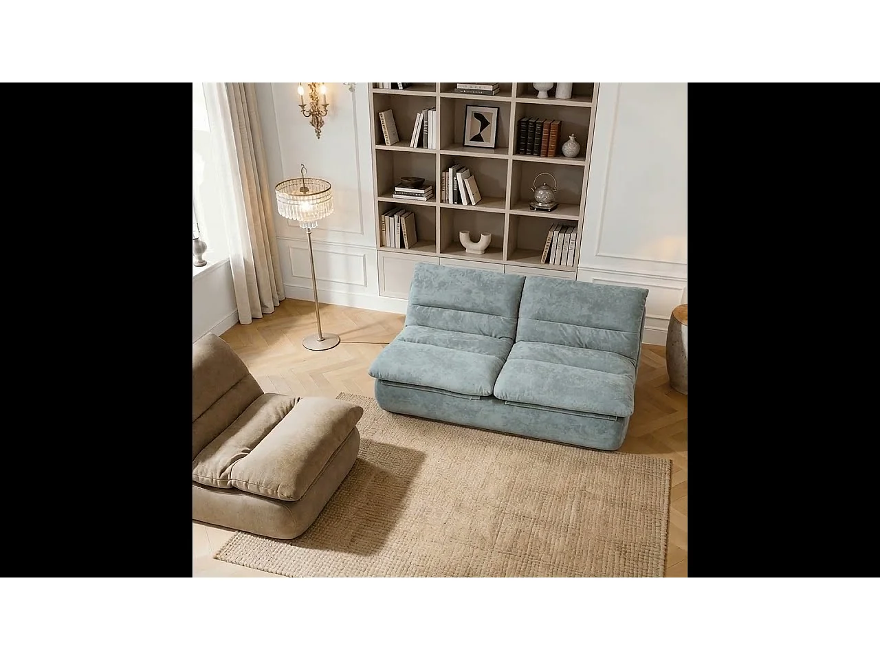 Coco Living Pack Nuvia Living 3 places - sauge et sable