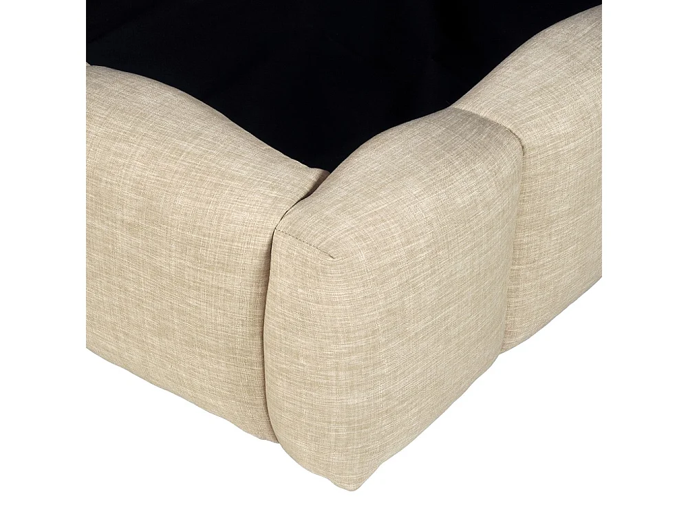 Lit coffre 160x200cm NEST + 1 sommier / Beige