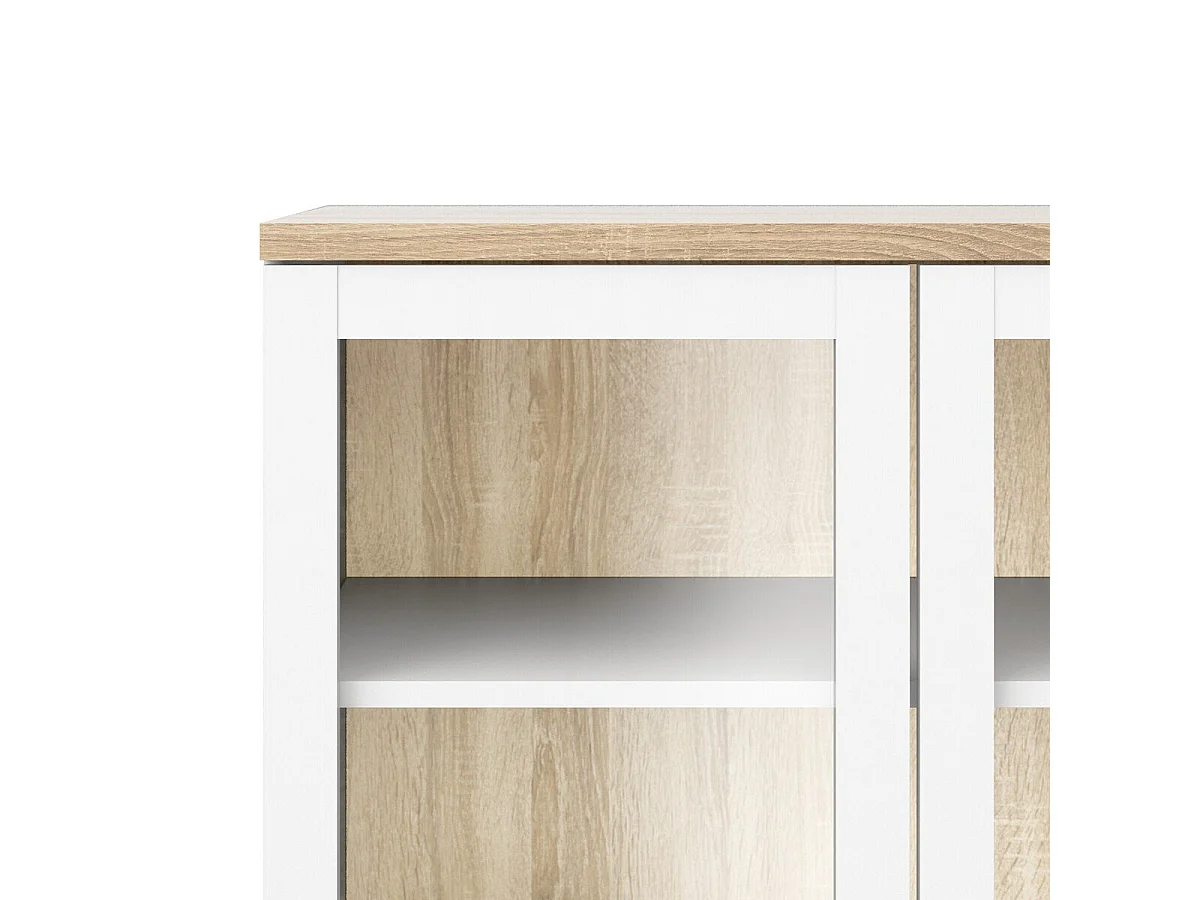 Vitrine 2 portes vitrées H203 cm - APRIL