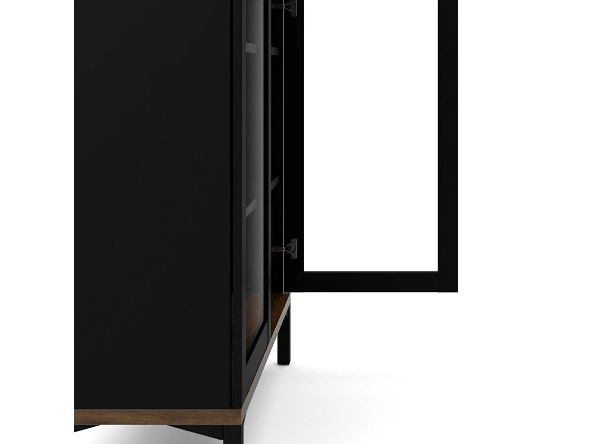 Vitrinekast met 2 glazen deuren H202,8 cm – APRIL