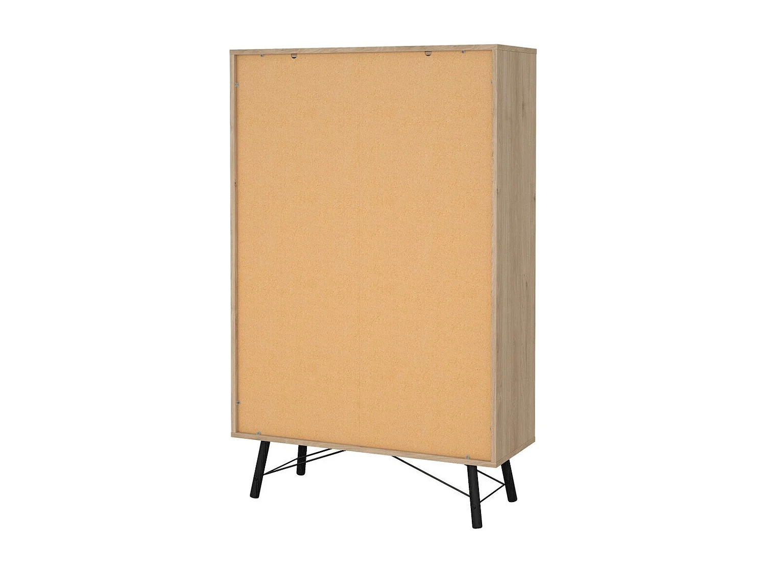 Vitrine 2 portes dont 1 vitrée et 1 tiroir H161,8 cm - JOYCE