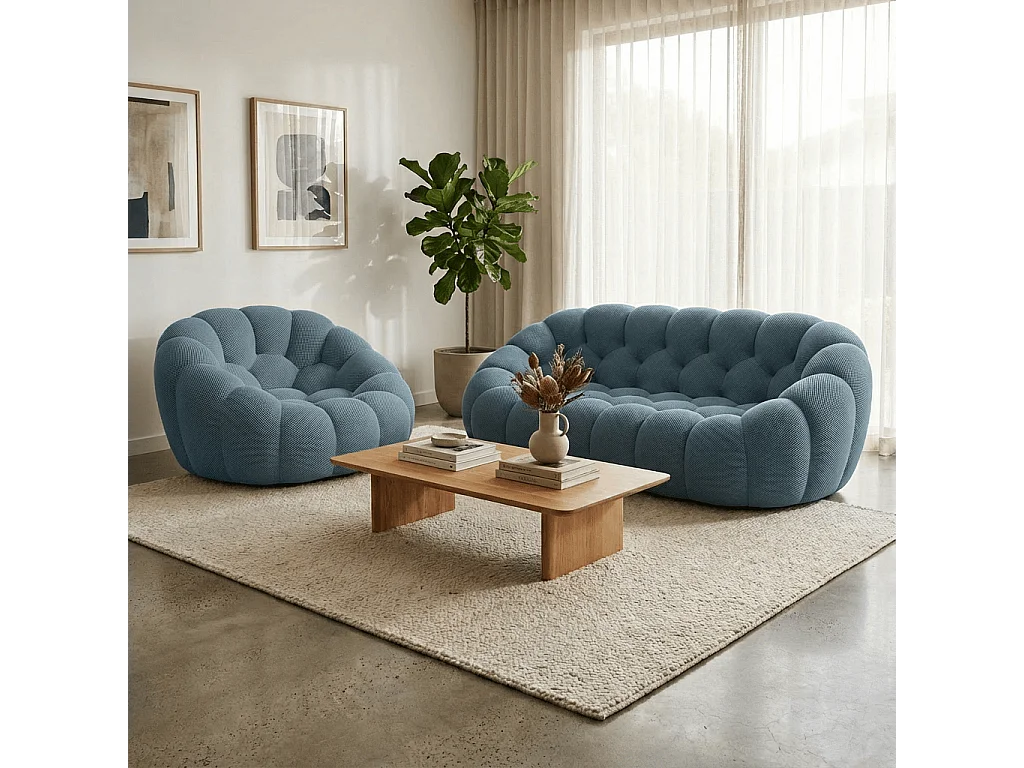 Coco Living Pack Cocoon Living 3 places - Bleu