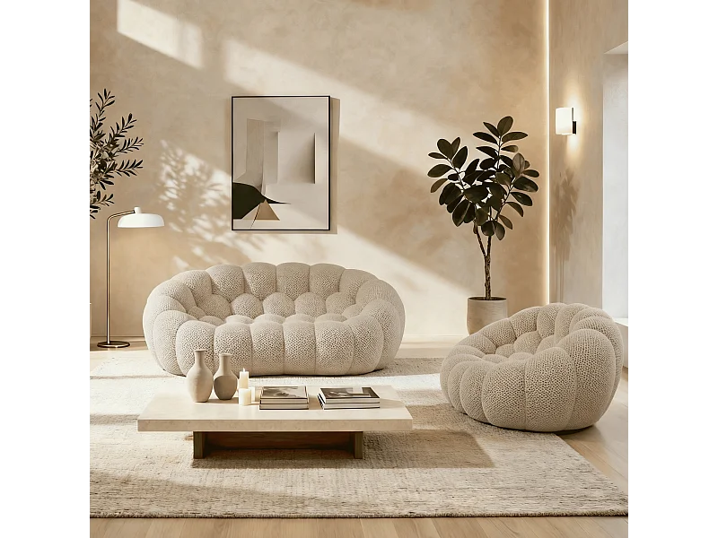 Coco Living Pack Cocoon Canapé + fauteuil - sable