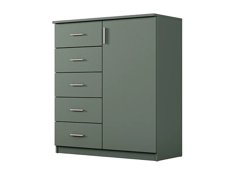 Cassettiera 100 cm con cassetti e armadietto – Chiusura soft – Pratica – Pannello 18 mm – Direttamente dal produttore EMEBLAST