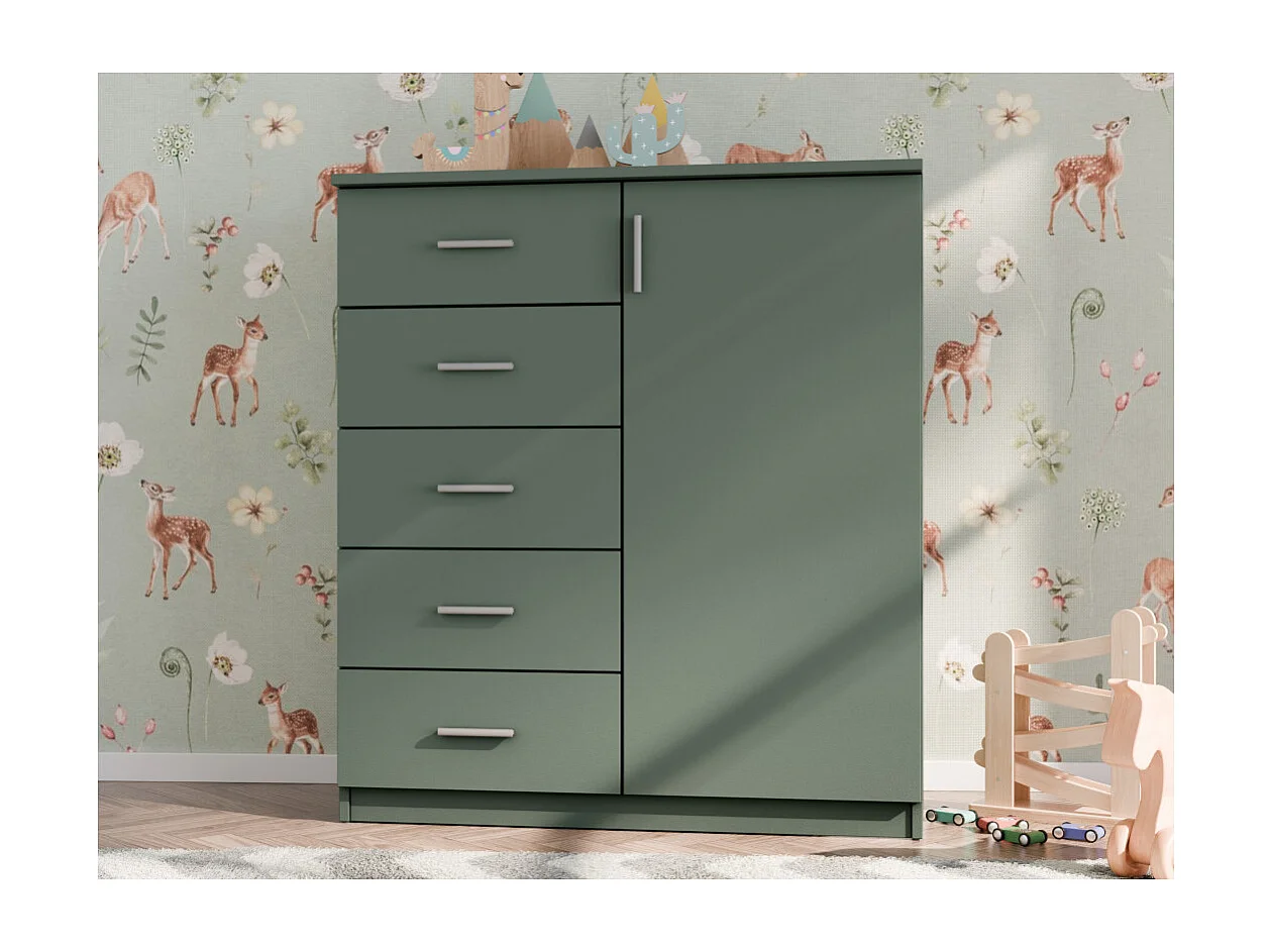 Cassettiera 100 cm con cassetti e armadietto – Chiusura soft – Pratica – Pannello 18 mm – ferramenta di alta qualità Direttamente dal produttore EMEBLAST