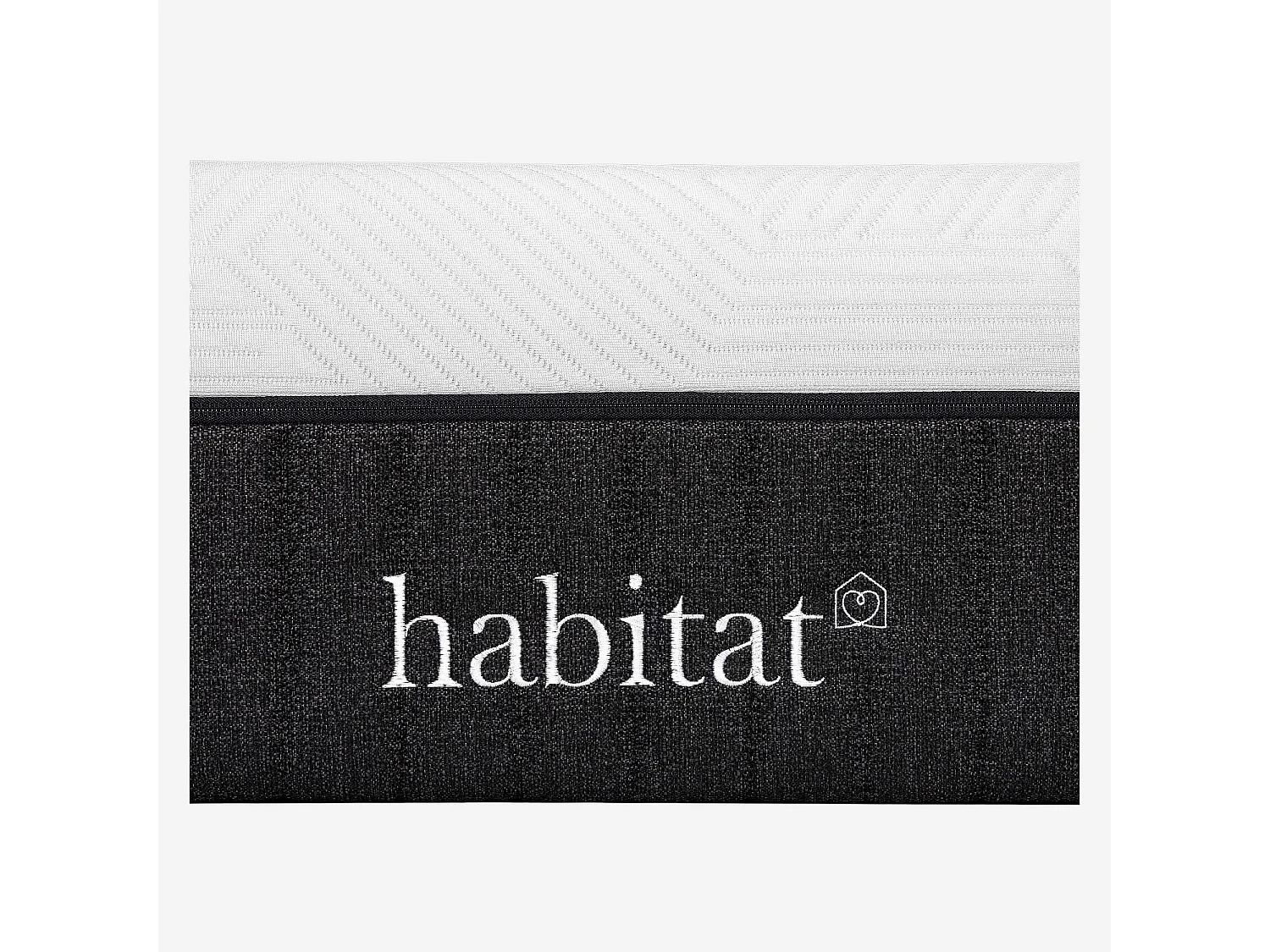 Habitat - Matelas hybride déhoussable ressorts ensachés et mousse à mémoire de forme - 90 x 200 cm - Hybride genese