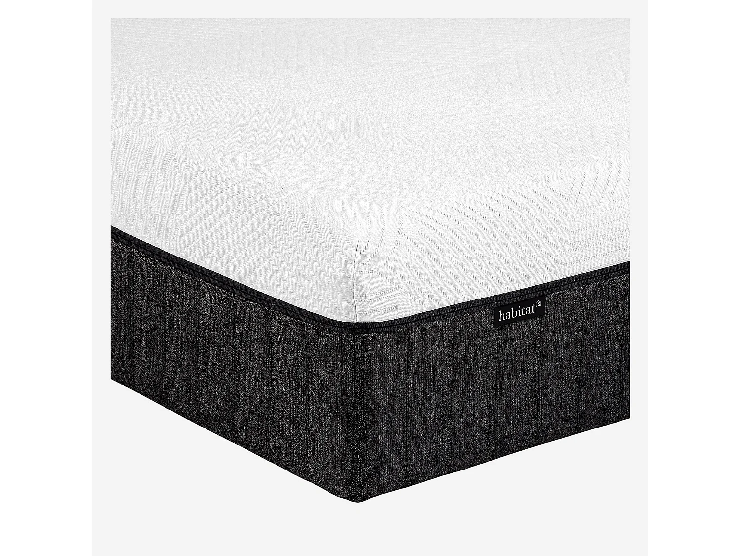 Habitat - Matelas hybride déhoussable ressorts ensachés et mousse à mémoire de forme - 90 x 200 cm - Hybride genese