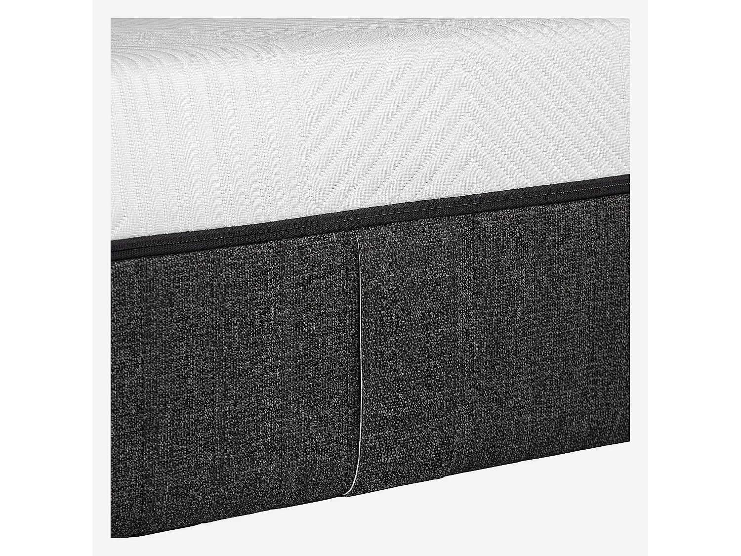 Habitat - Matelas hybride déhoussable ressorts ensachés et mousse à mémoire de forme - 90 x 200 cm - Hybride genese