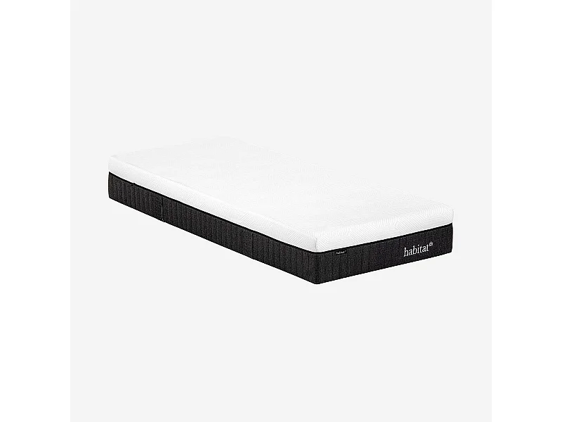 Habitat - Matelas hybride déhoussable ressorts ensachés et mousse à mémoire de forme - 90 x 200 cm - Hybride genese