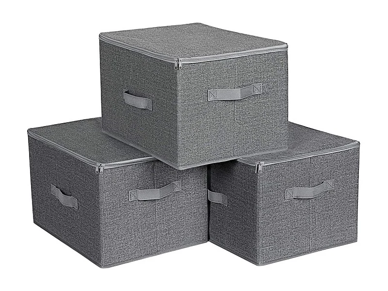 Set di 3 scatole portaoggetti, scatola pieghevole Toronto