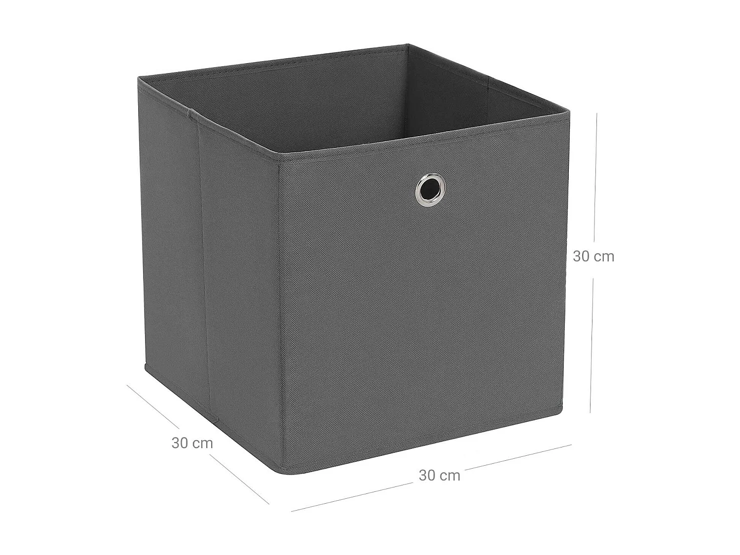 6er-Set Aufbewahrungsbox Faltbox Boston