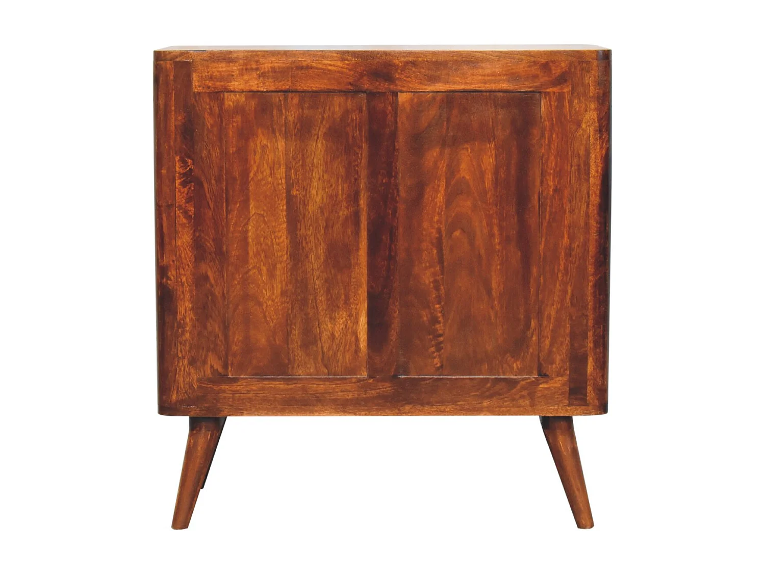 Artisan Furniture Kommode Bera aus Massivholz, 3 Schubladen, dunkelbraun