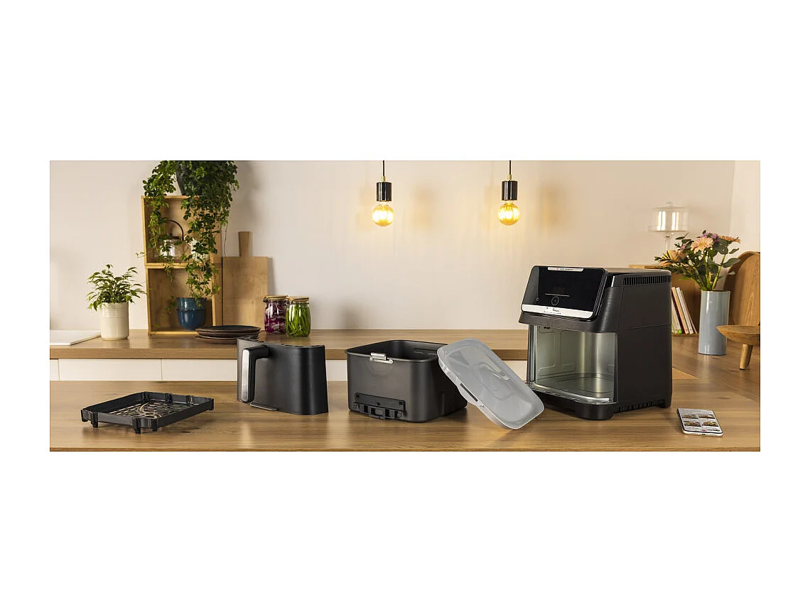 Moulinex EZ8428 Easy Fry Silence 7L, Friggitrice ad aria, Silenziosa, Frontale Rimovibile