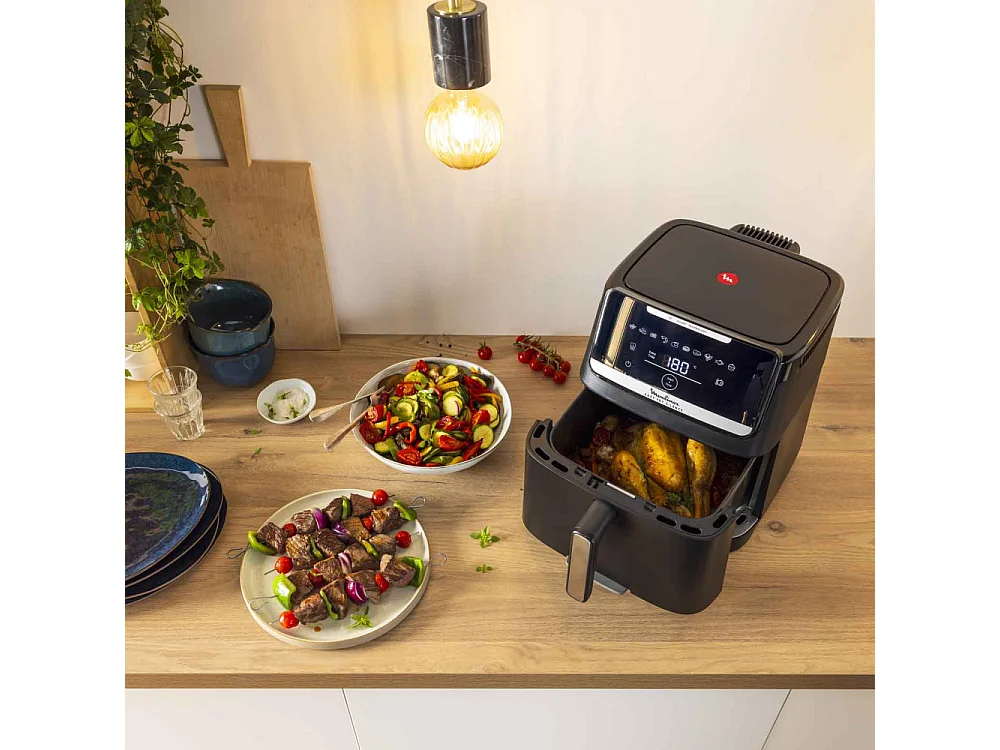 Moulinex EZ8428 Easy Fry Silence 7L, Friggitrice ad aria, Silenziosa, Frontale Rimovibile