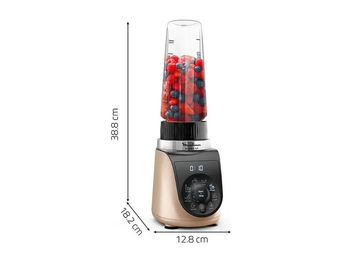 Moulinex Blend Up Frullatore potente, 1000 W, 8 programmi automatici LM190AF0
