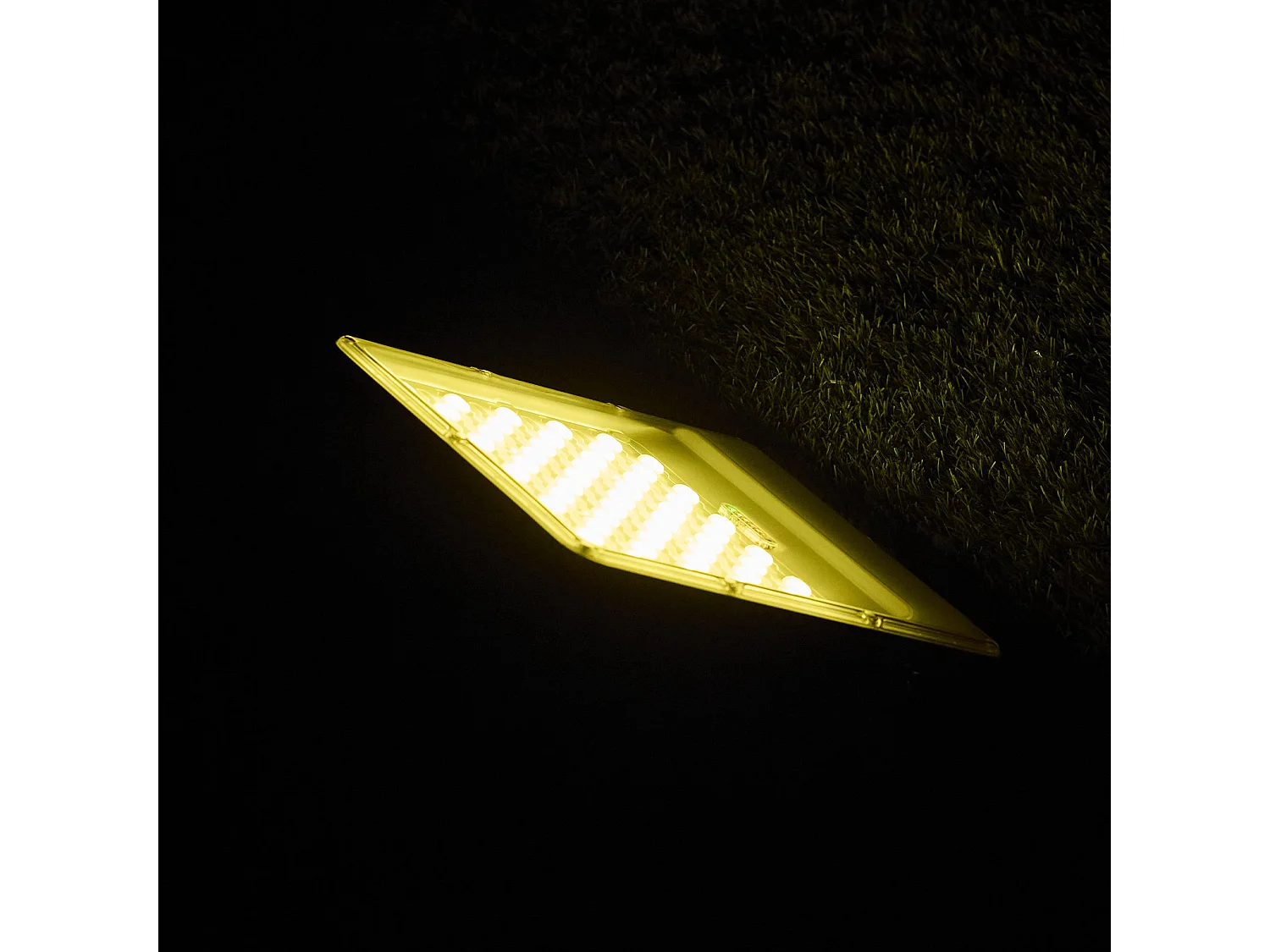 Projecteur solaire TITAN Noir Acrylique, aluminium H30.5cm