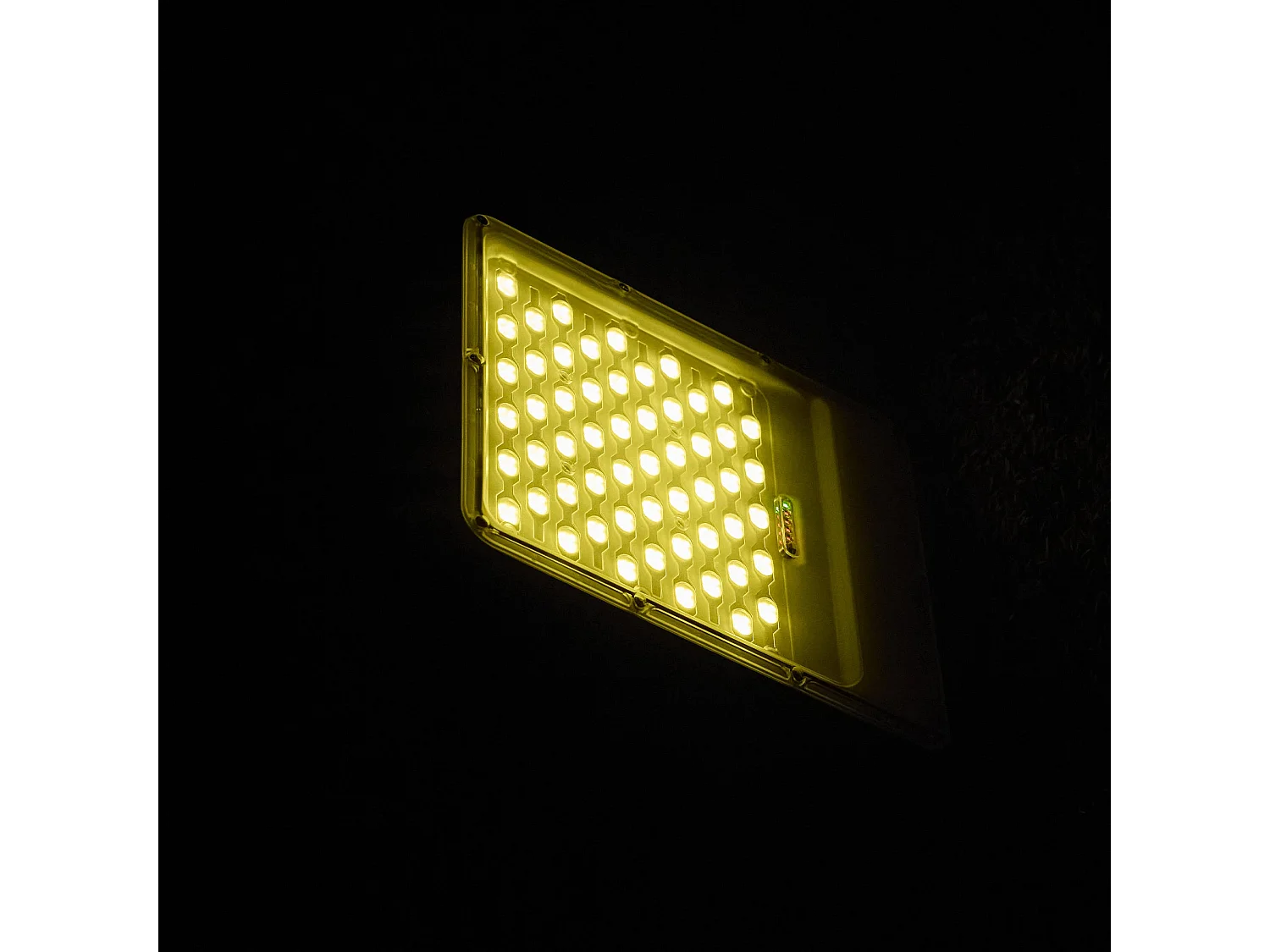 Projecteur solaire TITAN Noir Acrylique, aluminium H30.5cm