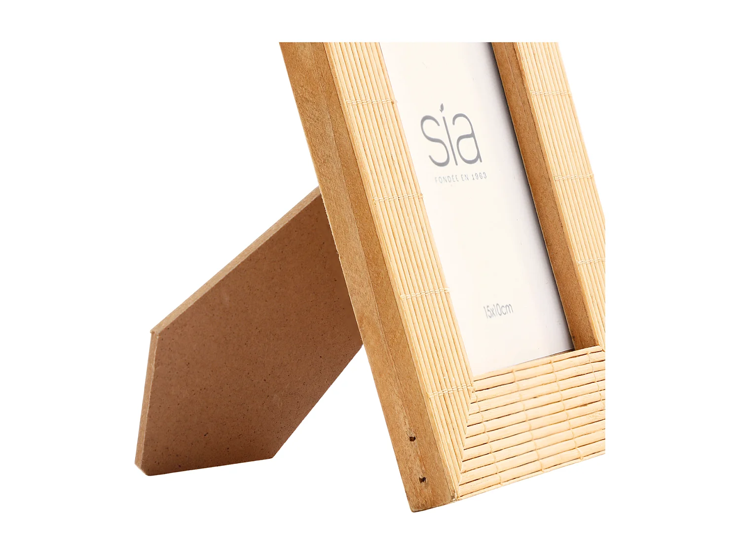 Cadre Photo Bali en bambou 10x15 - Beige