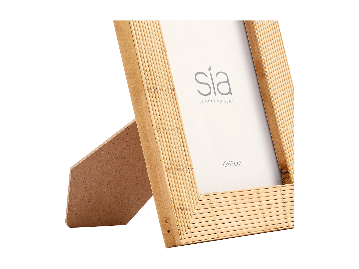 Cadre Photo Bali en bambou 13x18 - Beige