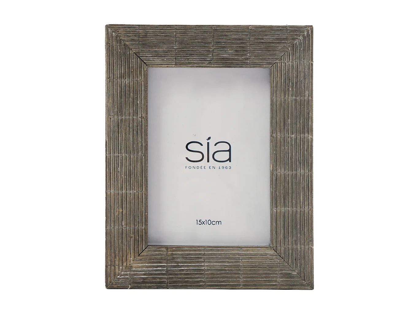 Cadre Photo Bali en bambou 13x18 - Gris