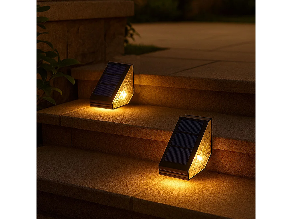 2 Balises Solaires pour escalier STEPY H5cm