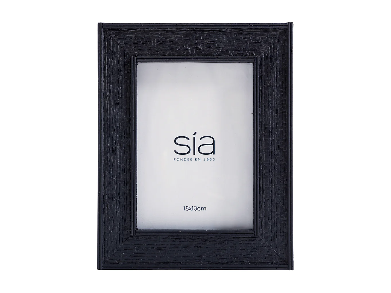 Cadre Photo Canopy en pin noir 13x18 - Noir