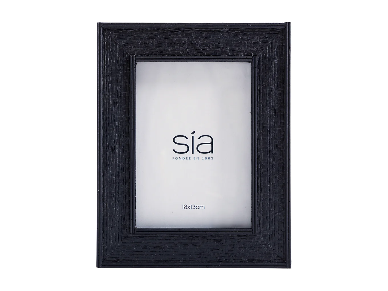 Cadre Photo Canopy en pin noir 13x18 - Noir