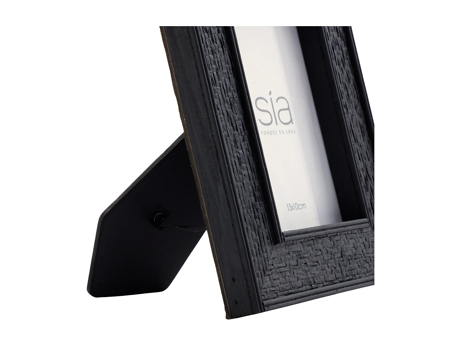 Cadre Photo Canopy en pin noir 10x15 - Noir