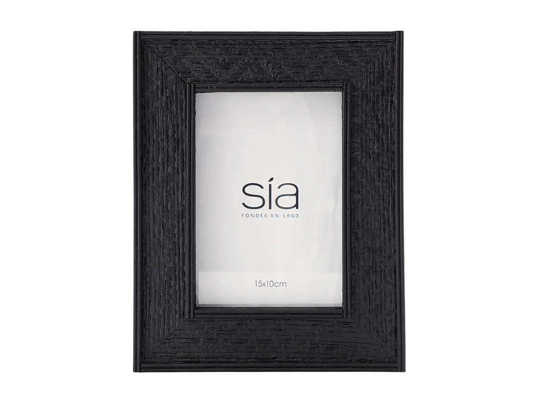Cadre Photo Canopy en pin noir 10x15 - Noir