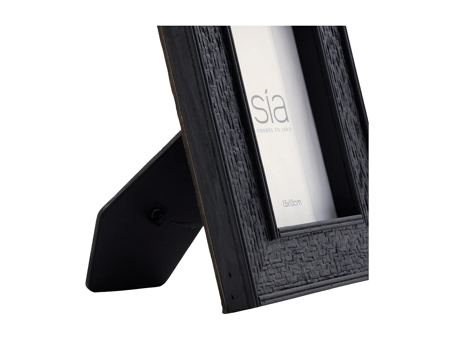 Cadre Photo Canopy en pin noir 10x15 - Noir
