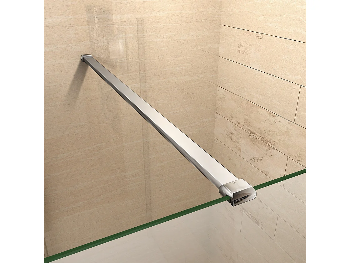 Nano+ESG Glas Eckeinstieg Duschabtrennung Duschkabine Drehtür 180°Falttür：100x197cm+Seitenwand：80x195cm
