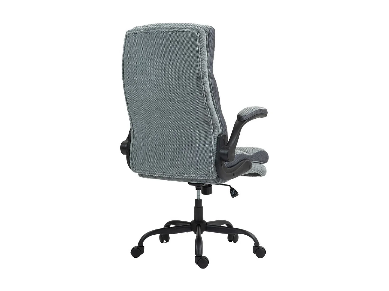 Fauteuil de bureau réglable et inclinable en tissu nylon gris - SUMMIT