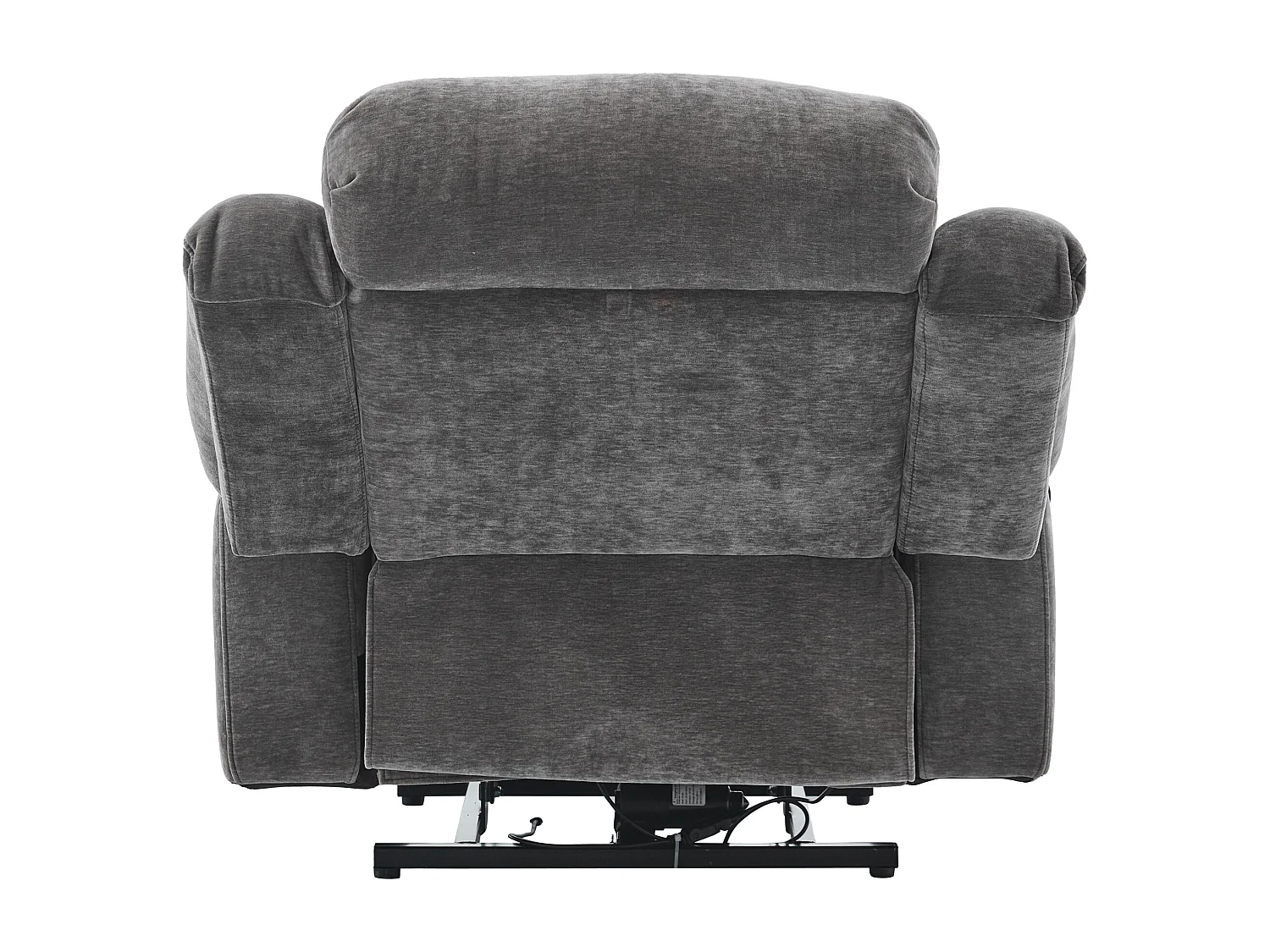 Poltrona massaggiante elettrica regolabile 95x94x107cm - Funzioni massaggio e riscaldamento - Tasche laterali - Portabicchieri e porte USB - Grigio