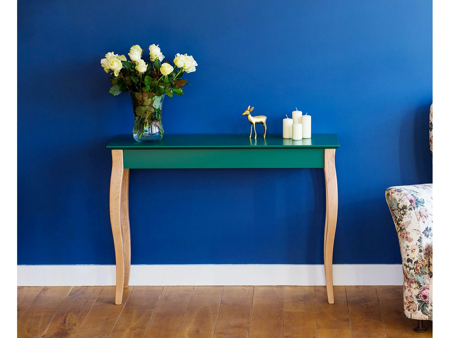 Petite Console 105 x 35 cm Lillo Blanc Craie