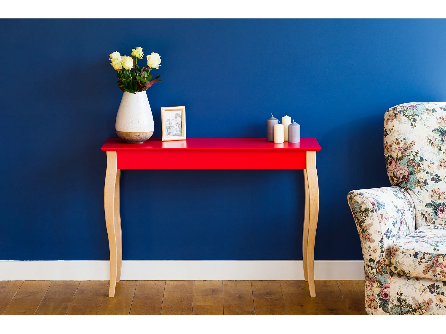 Petite Console 105 x 35 cm Lillo Blanc