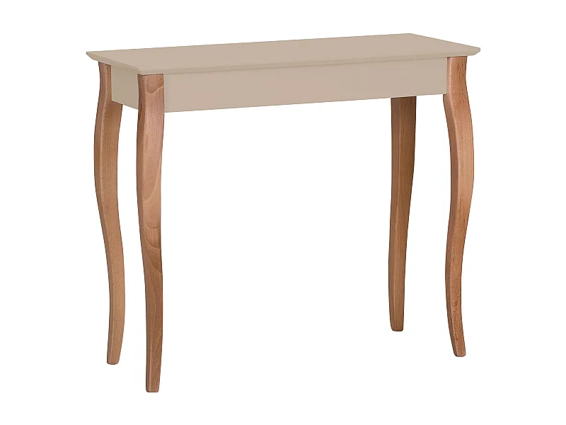 Kleiner Konsolentisch 85 x 35 cm Lillo Braun Beige